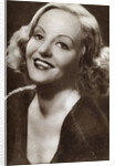 Tallulah Bankhead, American actress, talk-show host and bonne vivante by Anonymous