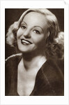 Tallulah Bankhead, American actress, talk-show host and bonne vivante by Anonymous