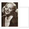 Tallulah Bankhead, American actress, talk-show host and bonne vivante by Anonymous