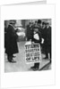 Newspaper boy with news of the Titanic disaster by Anonymous