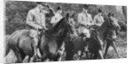 King George V riding in Windsor Great Park with his sons by Anonymous