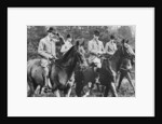 King George V riding in Windsor Great Park with his sons by Anonymous
