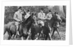 King George V riding in Windsor Great Park with his sons by Anonymous