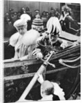 King George V touches the City's Sword, at Temple Bar, London by Anonymous