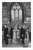 King George V lying in state, Church of St Mary Magdalene, Sandringham, Norfolk, January 1936 by Anonymous
