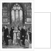 King George V lying in state, Church of St Mary Magdalene, Sandringham, Norfolk, January 1936 by Anonymous