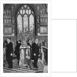 King George V lying in state, Church of St Mary Magdalene, Sandringham, Norfolk, January 1936 by Anonymous