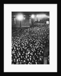 The crowd waiting to pass by King George V's catafalque in Westminster Hall,  London, January 1936 by Anonymous