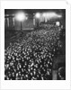 The crowd waiting to pass by King George V's catafalque in Westminster Hall,  London, January 1936 by Anonymous