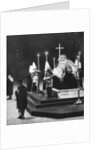 King George V lying in state in Westminster Hall, London, January 1936 by Anonymous