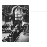 King George V lying in state in Westminster Hall, London, January 1936 by Anonymous