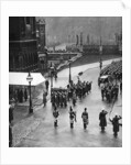 King George V's funeral procession forming at Westminster Hall, London by Anonymous