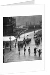 King George V's funeral procession forming at Westminster Hall, London by Anonymous