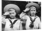 The future King Edward VIII (right) and the Duke of York by Anonymous