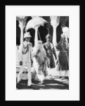 The Begum of Bhopal escorts the Prince of Wales to the Durbar Hall, India by Anonymous