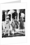 The Begum of Bhopal escorts the Prince of Wales to the Durbar Hall, India by Anonymous