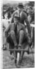 Louis Mountbatten wheels his cousin, the Prince of Wales, at a gymkhana in Malta by Anonymous