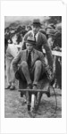 Louis Mountbatten wheels his cousin, the Prince of Wales, at a gymkhana in Malta by Anonymous