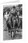 Louis Mountbatten wheels his cousin, the Prince of Wales, at a gymkhana in Malta by Anonymous