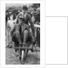 Louis Mountbatten wheels his cousin, the Prince of Wales, at a gymkhana in Malta by Anonymous