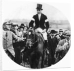 The Prince of Wales at the Grafton Hunt Races on Pet Dog by Anonymous