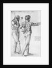 Two male nude studies by Raphael
