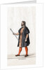 Court usher costume design for Shakespeare's play, Henry VIII by Anonymous