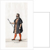 Court usher costume design for Shakespeare's play, Henry VIII by Anonymous