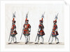 Guard, costume design for Shakespeare's play, Henry VIII by Anonymous