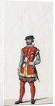 Brandon, costume design for Shakespeare's play, Henry VIII by Anonymous
