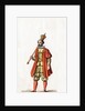 Holder of a sceptre, costume design for Shakespeare's play, Henry VIII by Anonymous