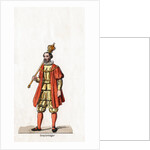 Holder of a sceptre, costume design for Shakespeare's play, Henry VIII by Anonymous