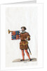 Guard, costume design for Shakespeare's play, Henry VIII by Anonymous