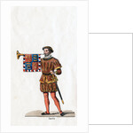 Guard, costume design for Shakespeare's play, Henry VIII by Anonymous