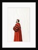 Doctor Butts, costume design for Shakespeare's play, Henry VIII by Anonymous