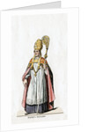 Bishop of Rochester, costume design for Shakespeare's play, Henry VIII by Anonymous