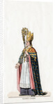 Bishop of Lincoln, costume design for Shakespeare's play, Henry VIII by Anonymous