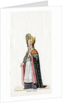 Bishop of Lincoln, costume design for Shakespeare's play, Henry VIII by Anonymous