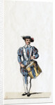 Musician, costume design for Shakespeare's play, Henry VIII by Anonymous