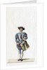 Musician, costume design for Shakespeare's play, Henry VIII by Anonymous