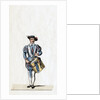 Musician, costume design for Shakespeare's play, Henry VIII by Anonymous