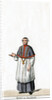 Bishop in house dress, costume design for Shakespeare's play, Henry VIII by Anonymous