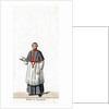 Bishop in house dress, costume design for Shakespeare's play, Henry VIII by Anonymous