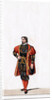 Nobleman, costume design for Shakespeare's play, Henry VIII by Anonymous