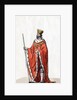 Duke of Suffolk, costume design for Shakespeare's play, Henry VIII by Anonymous