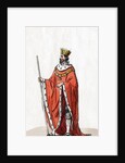 Duke of Suffolk, costume design for Shakespeare's play, Henry VIII by Anonymous