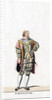 Sir Henry Guildford, costume design for Shakespeare's play, Henry VIII by Anonymous