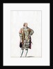 Sir Henry Guildford, costume design for Shakespeare's play, Henry VIII by Anonymous