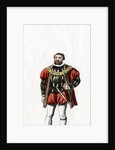 Duke of Suffolk, costume design for Shakespeare's play, Henry VIII by Anonymous