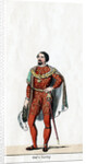 Earl of Surrey, costume design for Shakespeare's play, Henry VIII by Anonymous